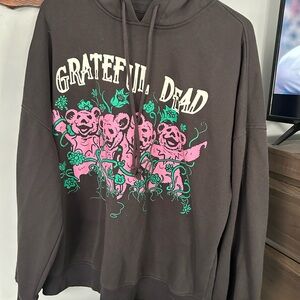 Oversized Grateful Dead Graphic Hoodie